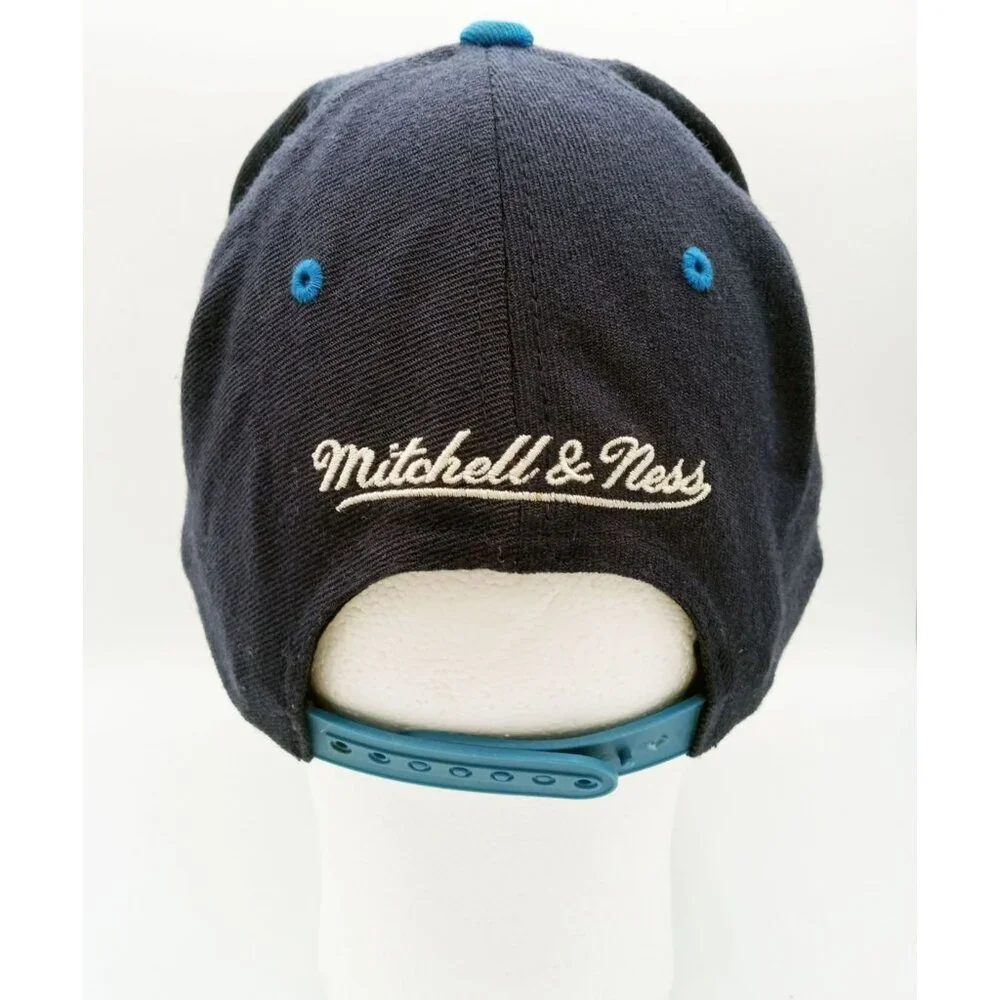 Hat OKC Thunder Snapback Cap Mitchell & Ness Basketball Flat Brim 2014 - Picture 6 of 16